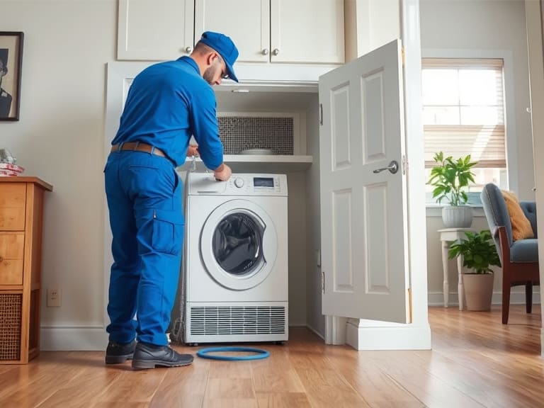 Dryer vent cleaning