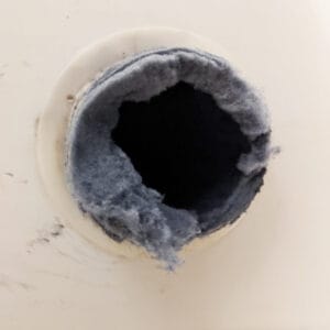 Clogged dryer vent in Raleigh