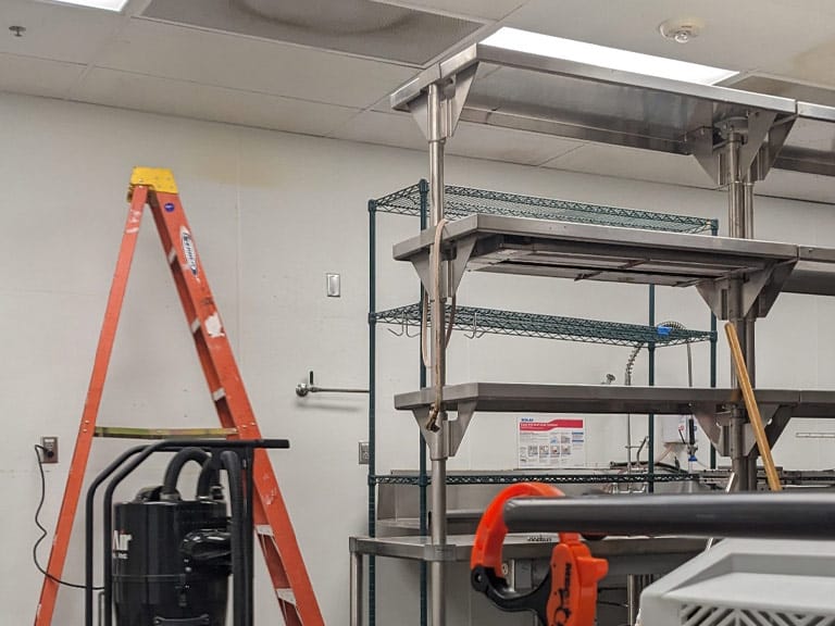 Commercial Duct Cleaning in Raleigh NC: Why It’s Essential for Your Business 3 Grease buildup in a commercial kitchen duct system in Raleigh NC
