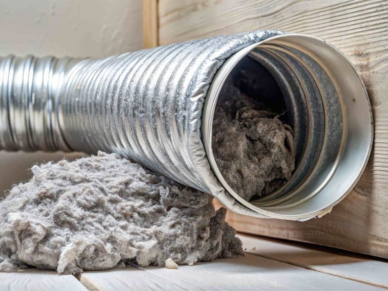 Dryer vent cleaning