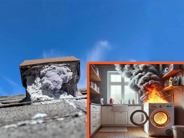 Dryer vent cleaning