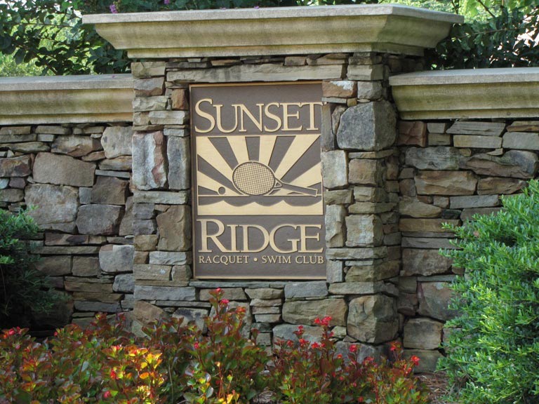 Sunset Ridge Apex NC golf course and lakes bordering luxury custom homes—ideal setting for premium air duct cleaning and mold remediation